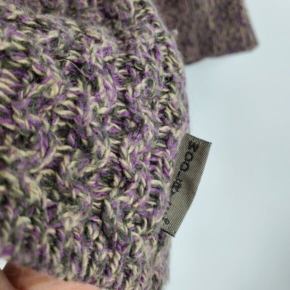 Vintage Woolrich Mock Neck Fair Isle Textured Grandma Sweater Size Medium - Picture 7 of 9